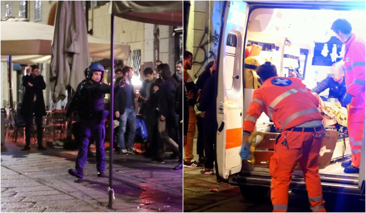 Scene teribile la Milano, înainte de AC Milan – PSG! Un suporter a fost înjunghiat în plină stradă