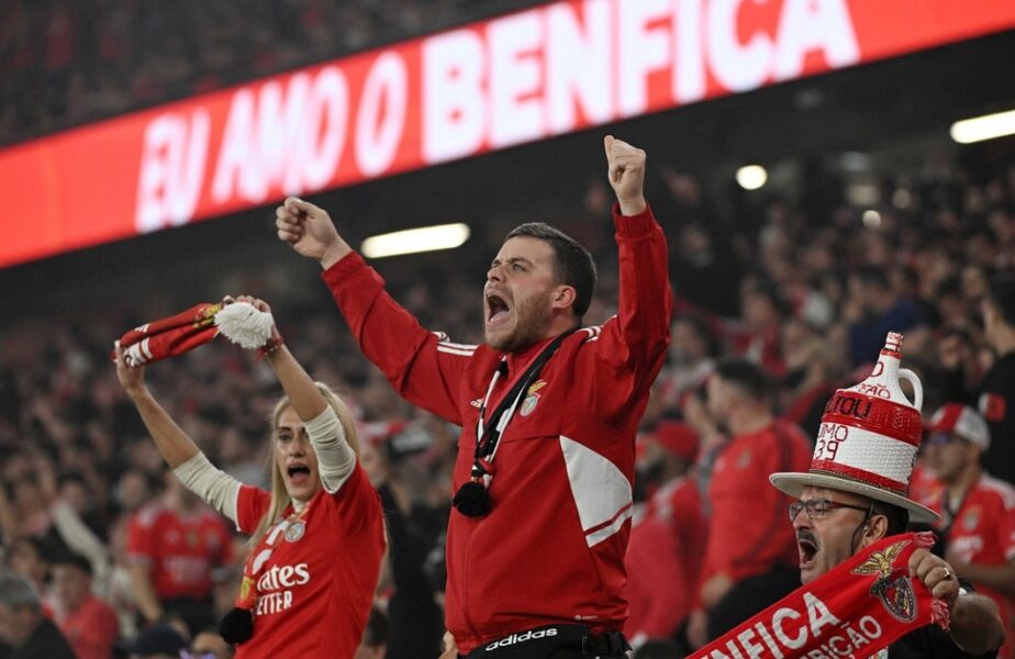 Final uluitor în Benfica – Sporting 2-1! Golurile marcate în minutele 90+4 şi 90+7 au declanşat isteria pe Da Luz