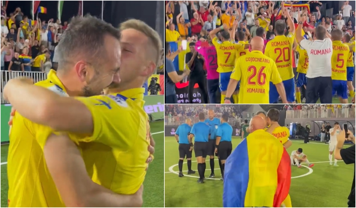 Imaginile bucuriei tricolorilor, după ce România a devenit campioană mondială la minifotbal! Cum au sărbătorit victoria fabuloasă
