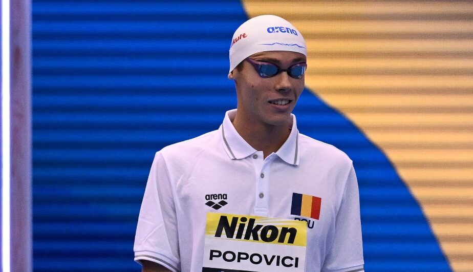 Decizia luată de David Popovici, confirmată înainte de Campionatele Europene de înot în bazin scurt 2023