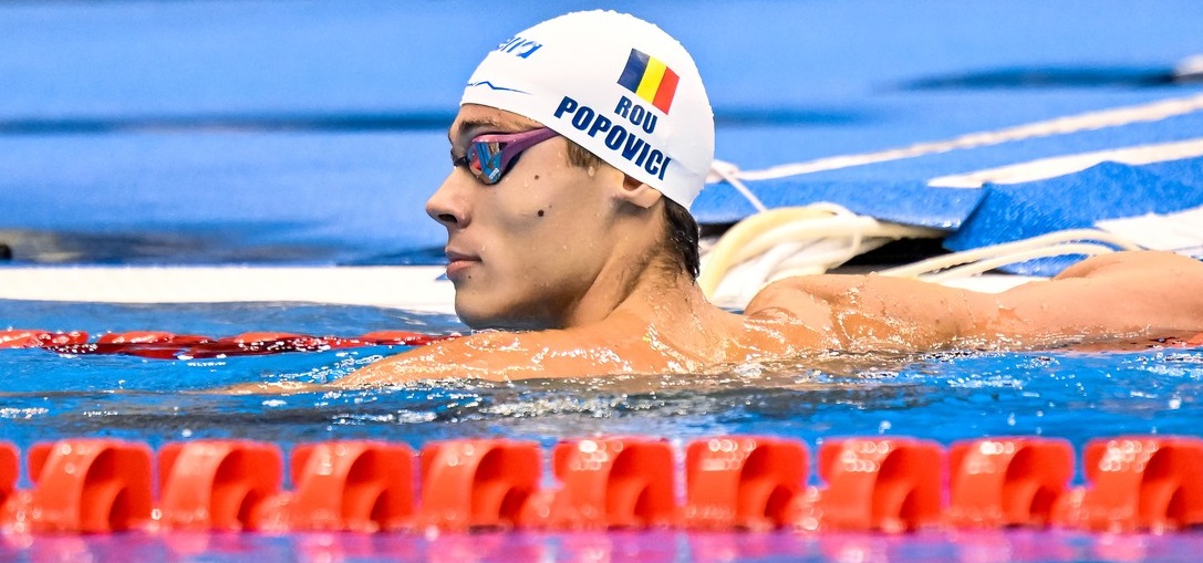 Programul complet al lui David Popovici la Campionatele Europene de înot în bazin scurt 2023