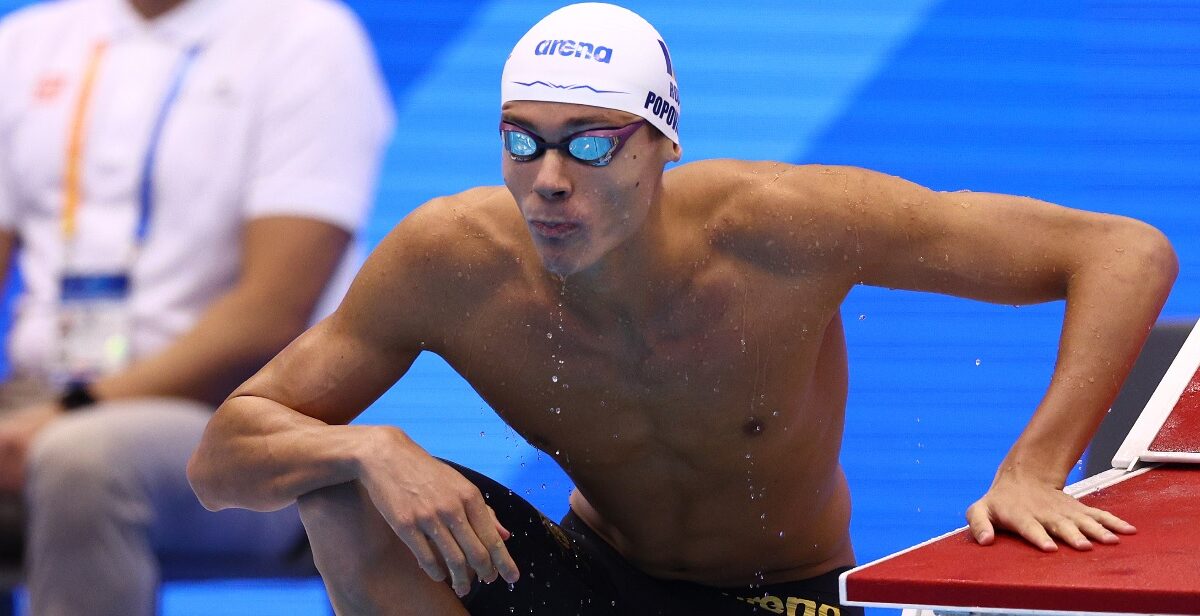 David Popovici, discurs de campion, înainte de Campionatele Europene de înot în bazin scurt: „Mi-a interzis să merg la piscină