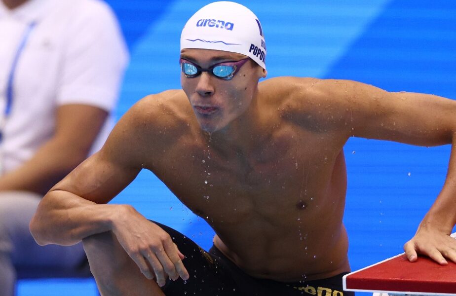 David Popovici, discurs de campion, înainte de Campionatele Europene de înot în bazin scurt: „Mi-a interzis să merg la piscină”