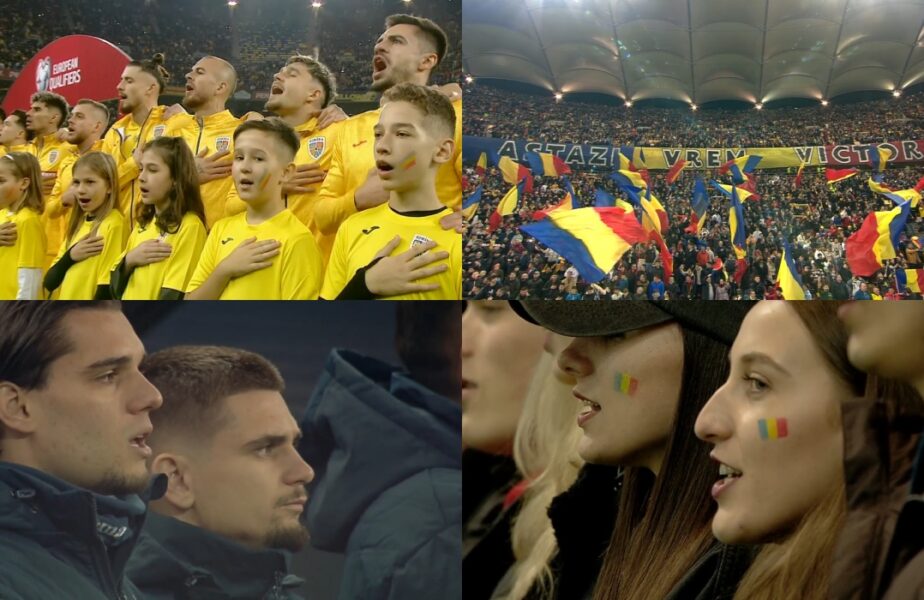 50.000 de români au cântat alături de Andra şi de tricolori imnul României! Momente copleşitoare pe Arena Naţională