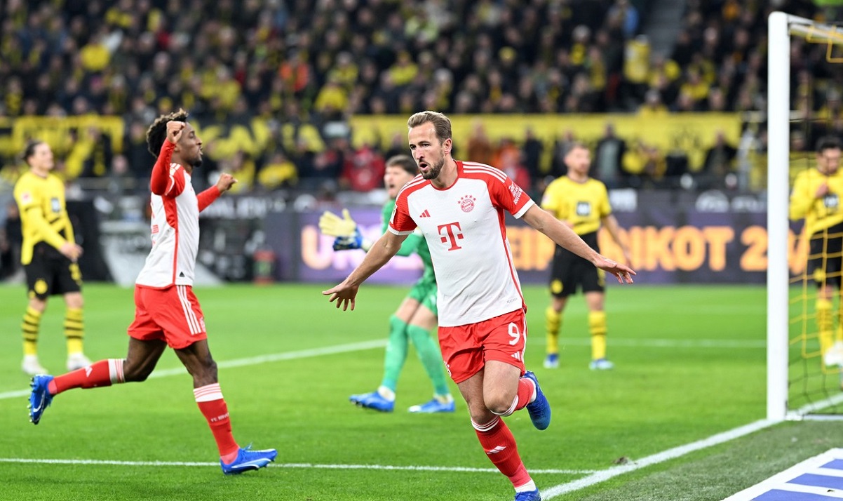 Harry Kane a intrat definitiv în istoria Bundesligii, după hat-trick-ul din Borussia Dortmund - Bayern 0-4