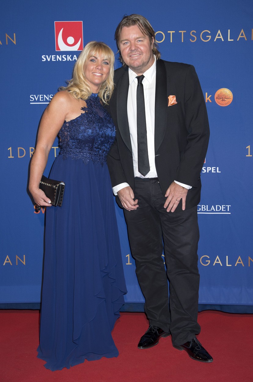 Tomas Brolin with girlfriend Marielle Larsson
Swedish Sports Awards Gala, Ericsson Globe Arena, Stockholm, Sweden - 16 Jan 2017,Image: 311142394, License: Rights-managed, Restrictions: , Model Release: no
