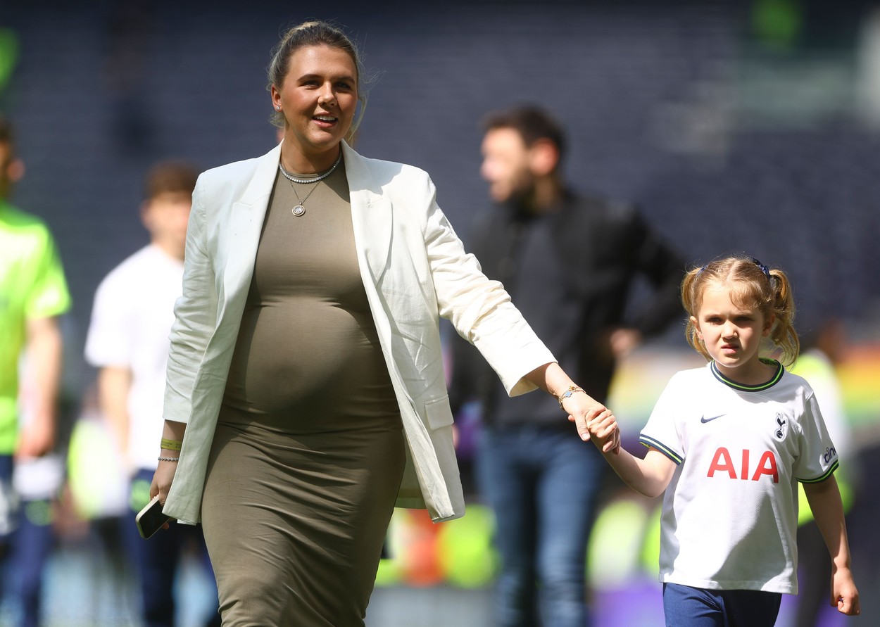 Katie Goodland the wife of Harry Kane of Tottenham Hotspur
Tottenham Hotspur v Brentford, Premier League, Football, Tottenham Hotspur Stadium, London, UK - 20 May 2023,Image: 777877916, License: Rights-managed, Restrictions: EDITORIAL USE ONLY No use with unauthorised audio, video, data, fixture lists, club/league logos or 