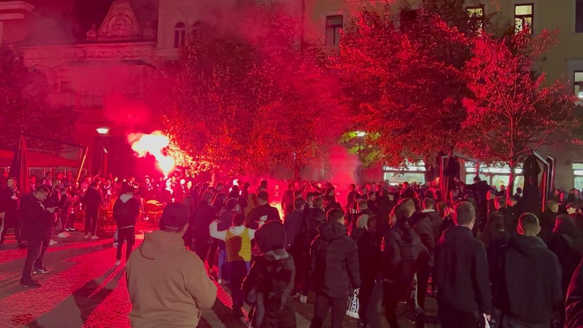 Clujul fierbe! Atmosferă incendiară pe străzile oraşului, înainte de derby-ul din Cupa României