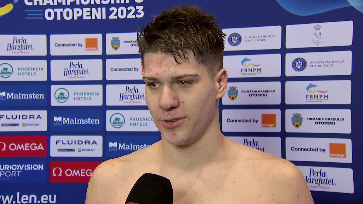 Darius Coman a stabilit, la 16 ani, un nou record naţional la Campionatele Europene de înot în bazin scurt de la Otopeni