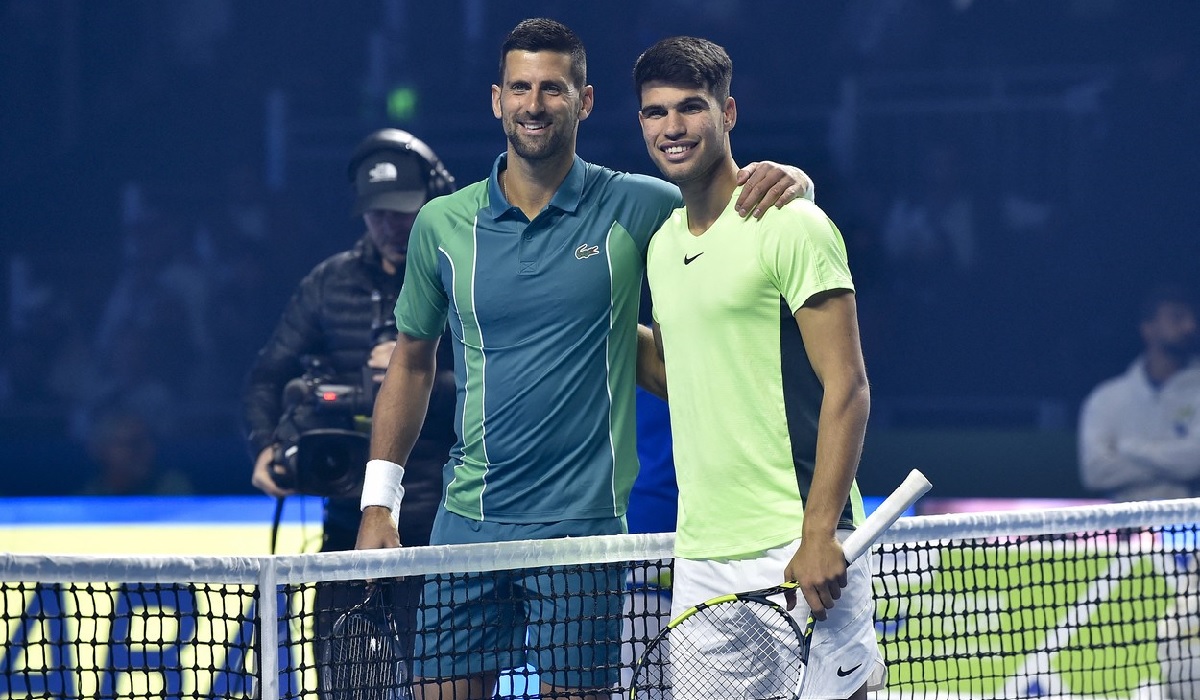 Novak Djokovic şi Carlos Alcaraz au făcut spectacol în Arabia Saudită! „Nole, mesaj superb pentru spaniol