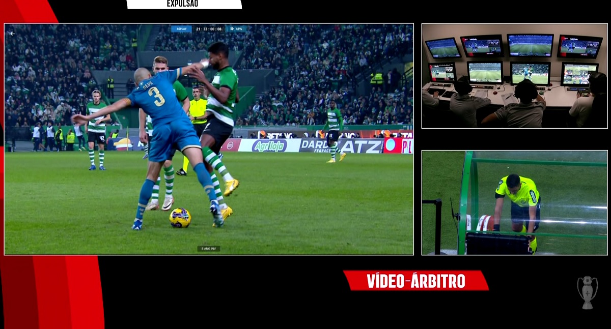 Pepe, gest golănesc în Sporting – Porto! A fost eliminat după ce şi-a lovit cu pumnul un adversar şi l-a umplut de sânge