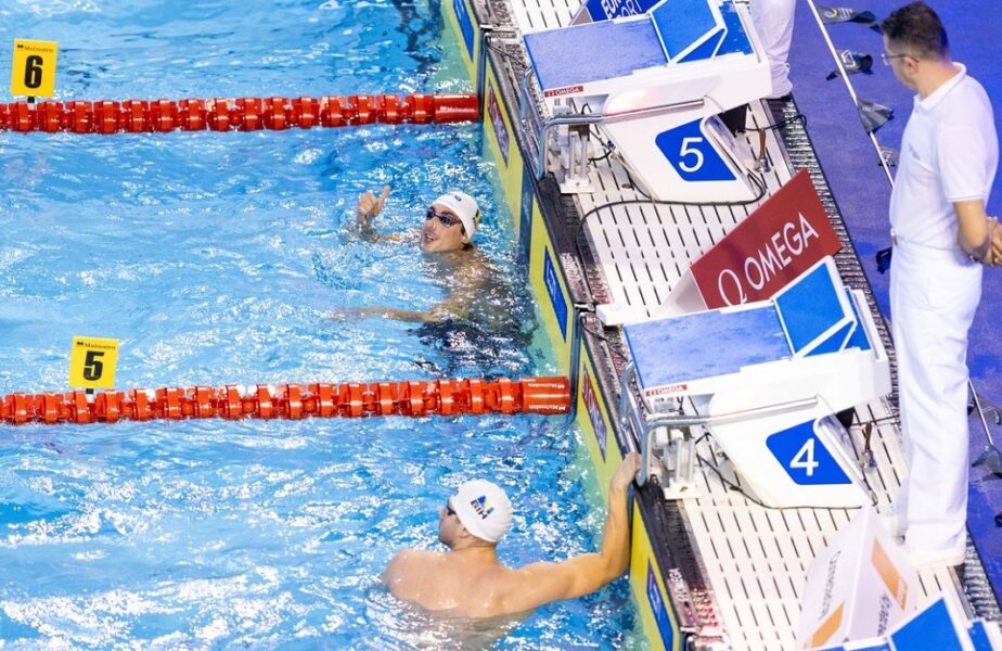 Cinci români s-au calificat azi în semifinale la Campionatele Europene de înot în bazin scurt! Programul sesiunii de seară