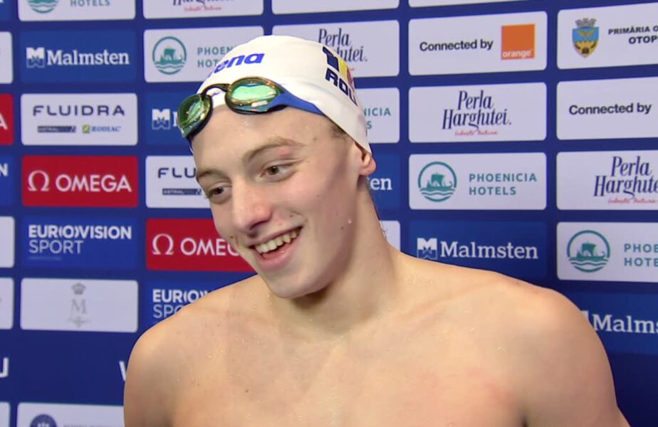 Robert Badea, rezultat superb la 16 ani, la Campionatele Europene de înot în bazin scurt: „E cursa vieţii”