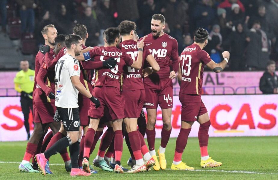 CFR Cluj – U Cluj 4-0. Jucătorii lui Ioan Ovidiu Sabău, umiliți în derby-ul Clujului. „Feroviarii” au făcut spectacol