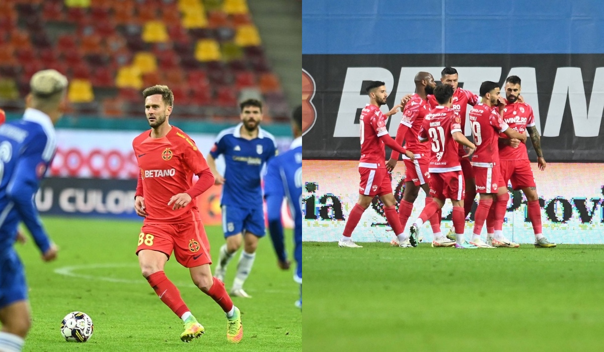 FCU Craiova - FCSB 2-0 și Dinamo - Oțelul 3-3 au fost în format LIVE SCORE pe AS.ro. Echipele care s-au calificat.