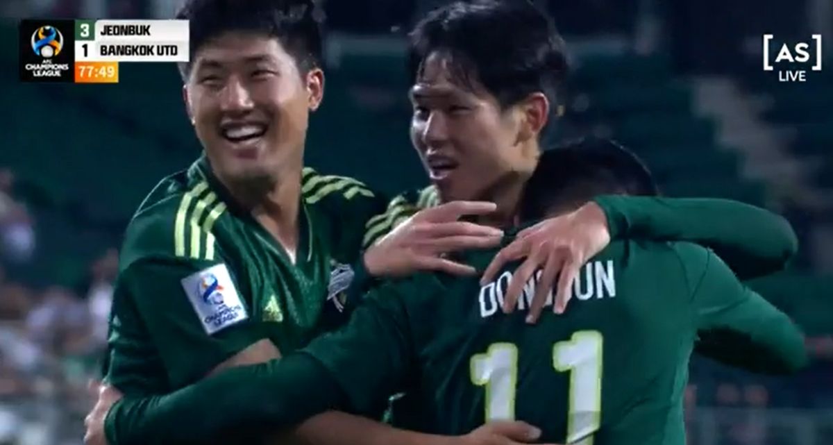 Jeonbuk a marcat două goluri în două minute şi e în play-off-ul Ligii Campionilor Asiei