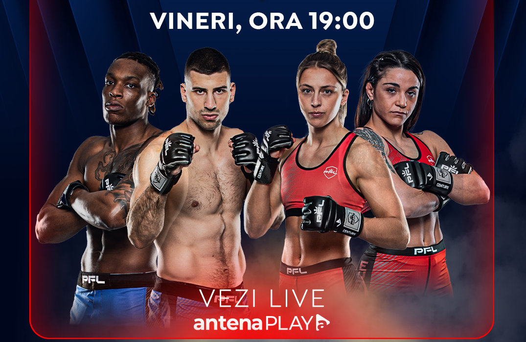 Super gala de MMA PFL Europe are loc azi de la 19:00 LIVE în AntenaPLAY! Două meciuri de titlu