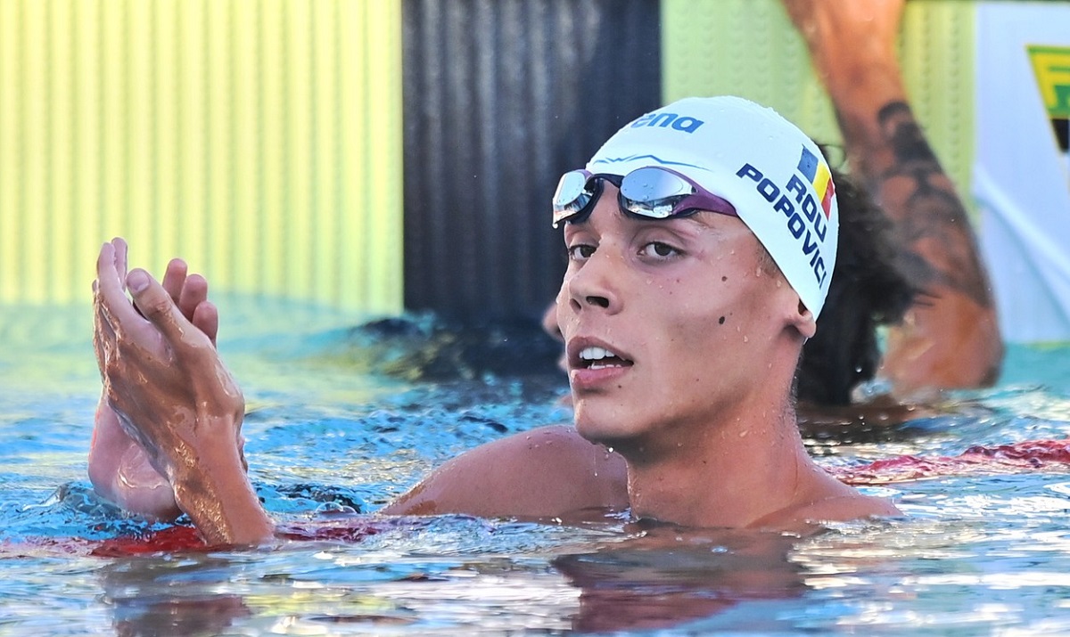 David Popovici, în finala 4×50 de metri liber ştafetă masculină. Campionatele Europene de înot în bazin scurt, live în AntenaPLAY