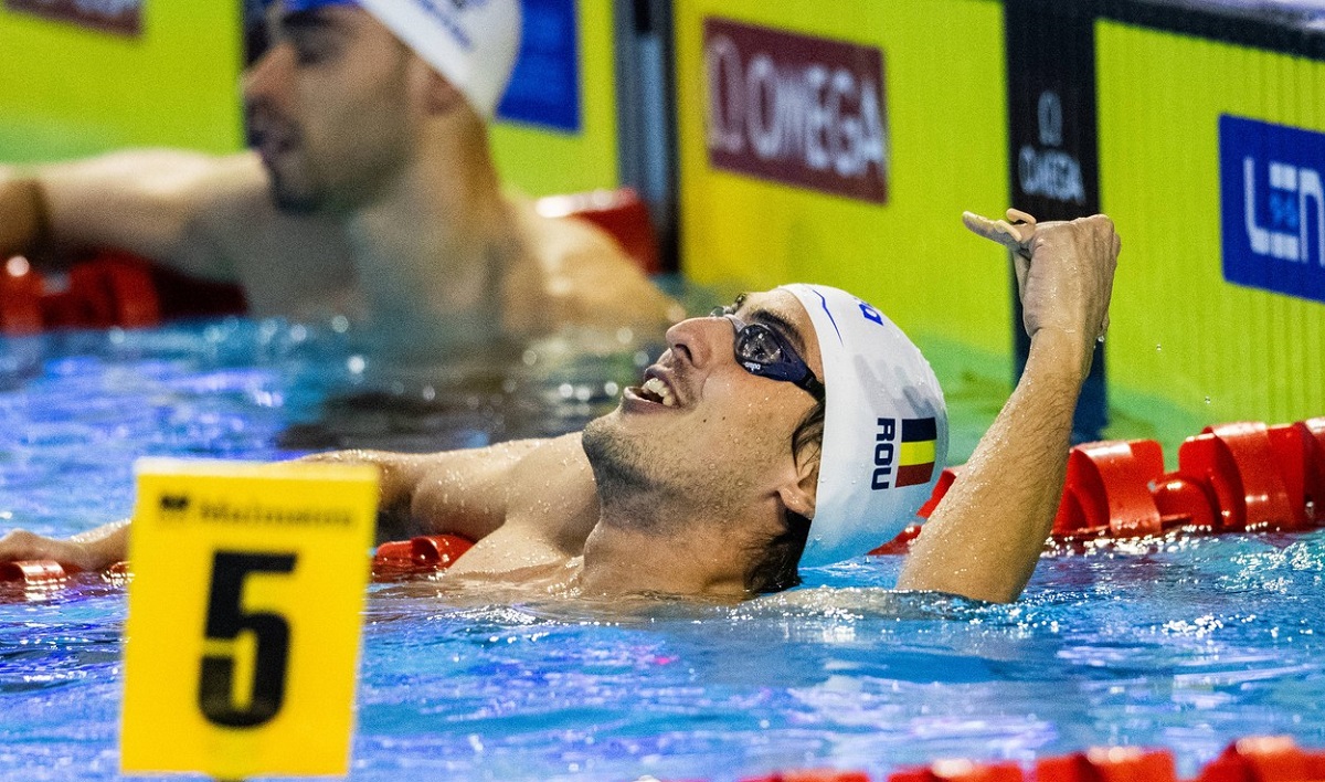 Andrei Ungur, medalie de bronz la Campionatele Europene de înot în bazin scurt. A dat recital în direct în AntenaPLAY!