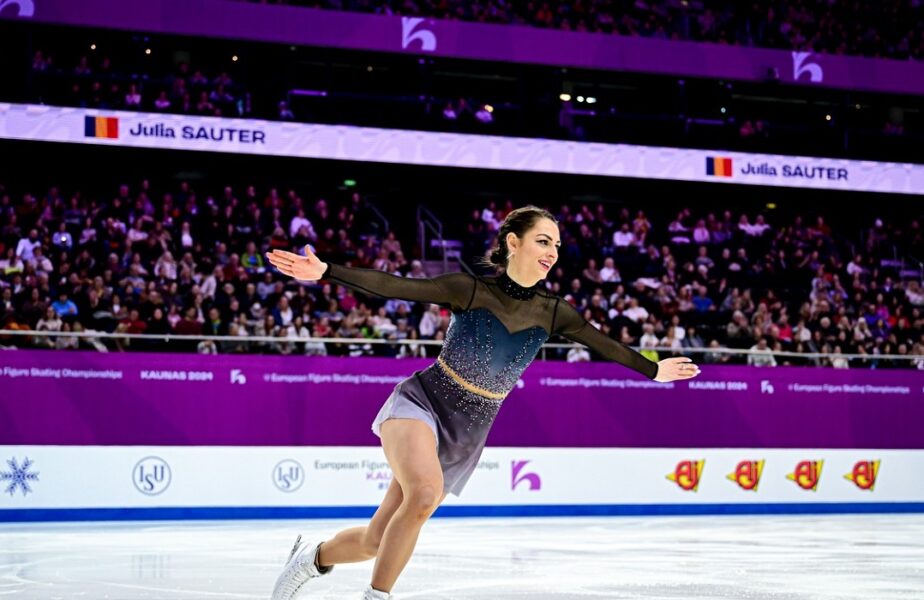 Julia Sauter a scris istorie pentru România! Ce s-a întâmplat la Campionatele Europene de patinaj artistic