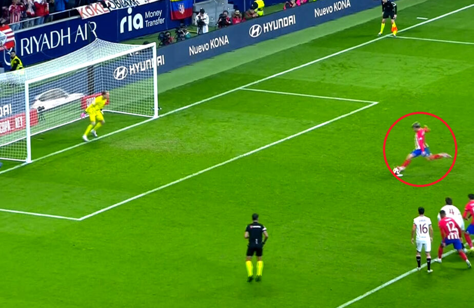 Antoine Griezmann s-a făcut de râs în Atletico Madrid – Sevilla! Starul francez a ratat un penalty într-un mod uluitor