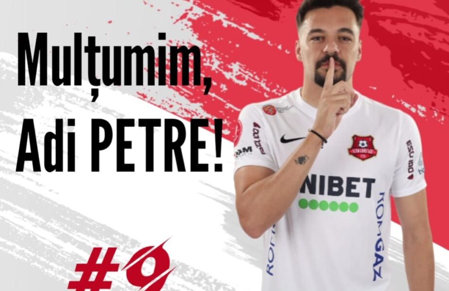 Adi Petre e OUT de la ultima echipă după doar 145 de minute jucate şi niciun gol marcat!
