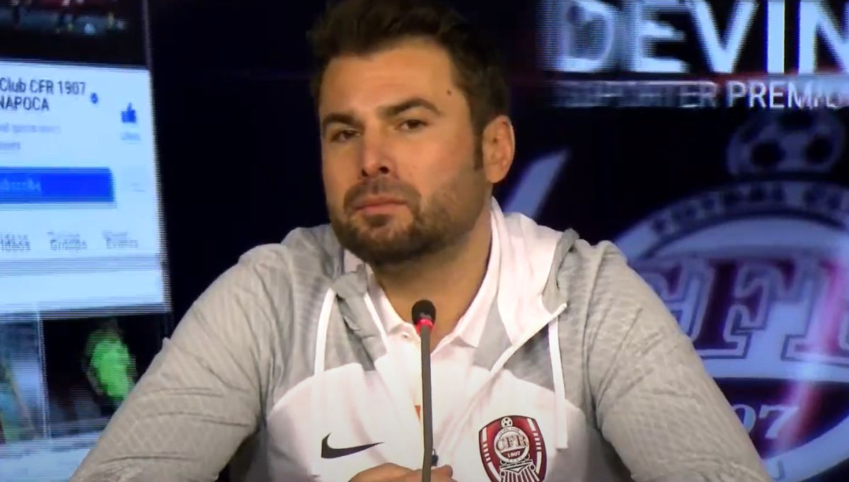 Adrian Mutu a răbufnit în prima lui conferinţă de presă ca antrenor al lui CFR Cluj