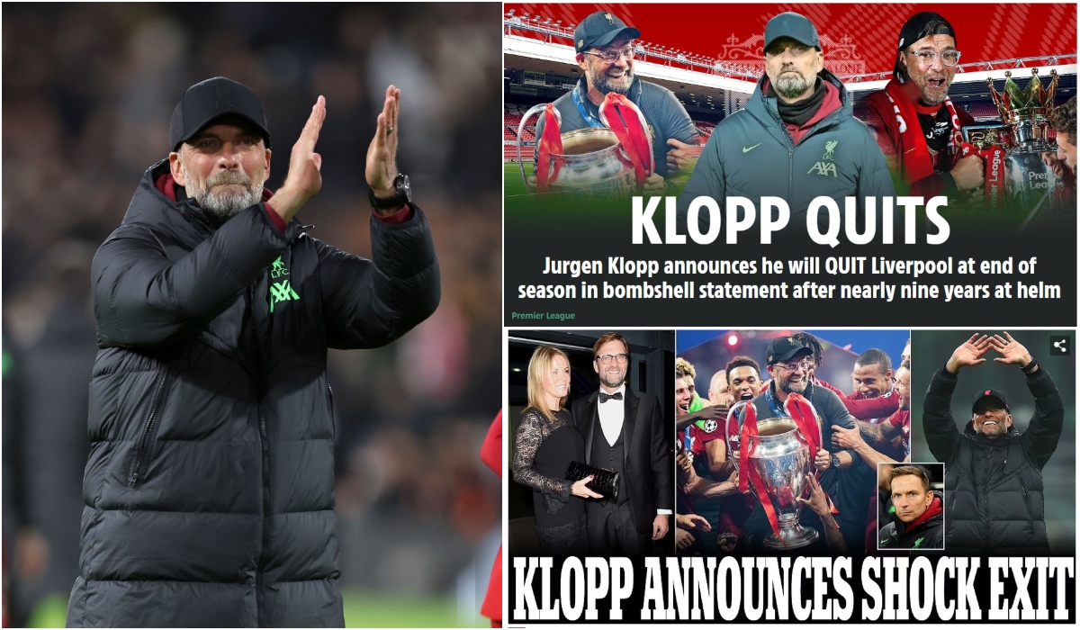 Reacţia presei internaţionale după anunţul „bombă al lui Jurgen Klopp că pleacă de la Liverpool: „A şocat lumea fotbalului!