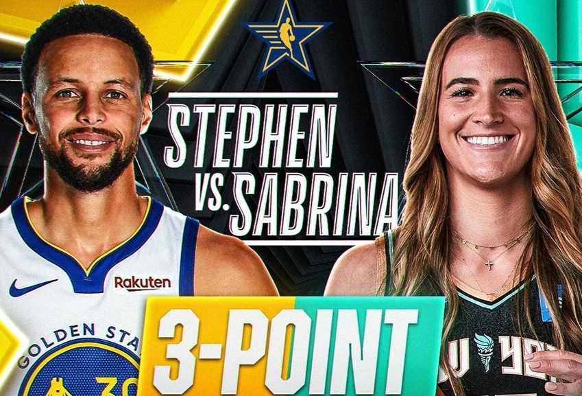 Stephen Curry – Sabrina Ionescu, duel uriaş de aruncări de la 3 puncte, în timpul All Star Weekend