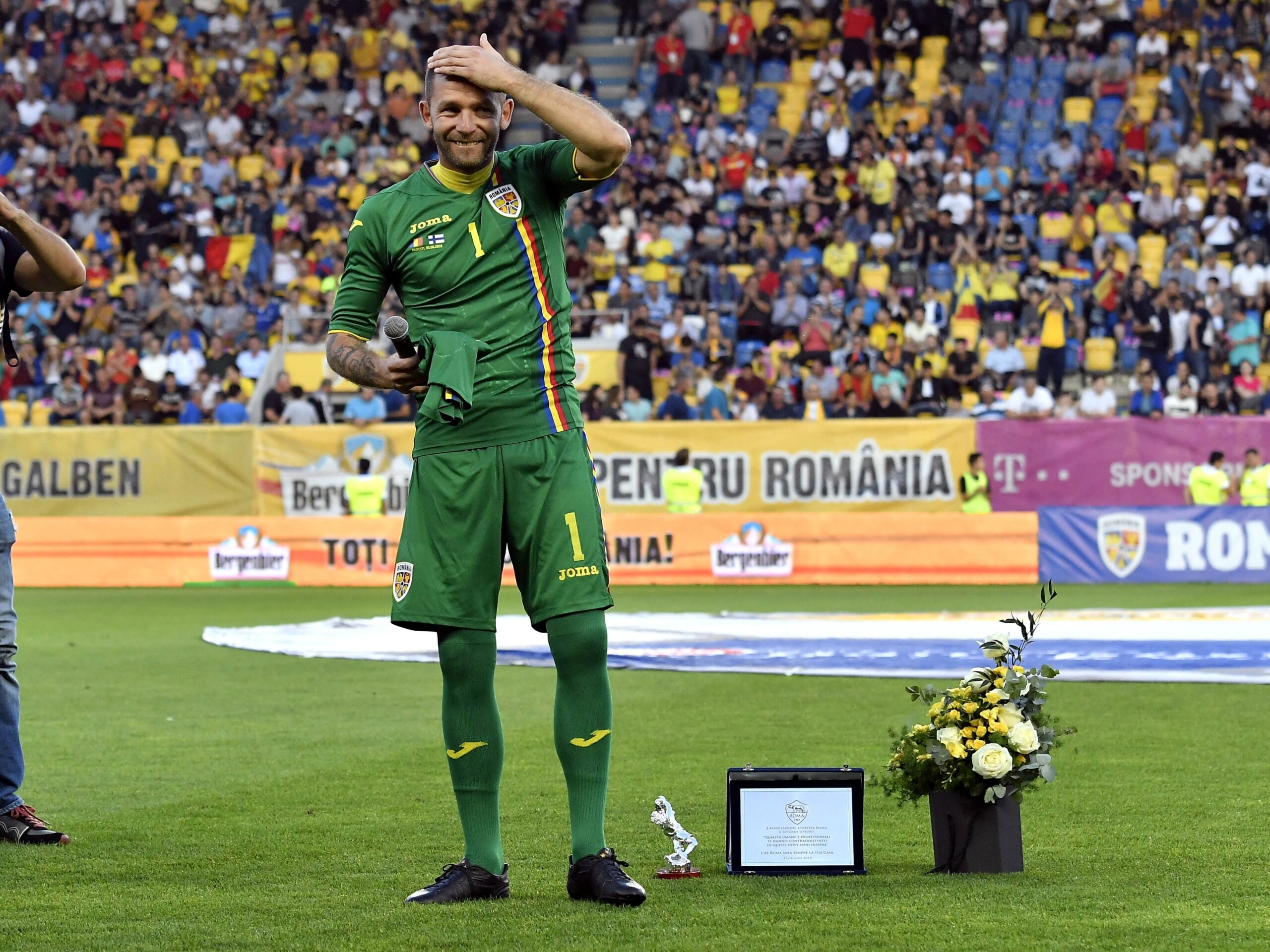 Bogdan Lobont in meciul amical de fotbal dintre Romania si Finlanda, desfasurat pe stadionul Ilie Oana din Ploiesti, marti 5 iunie 2018. © FOTO Razvan Pasarica/SPORT PICTURES