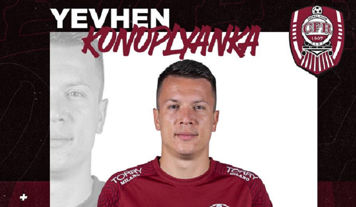 Yevhen Konoplyanka este OUT de la CFR Cluj