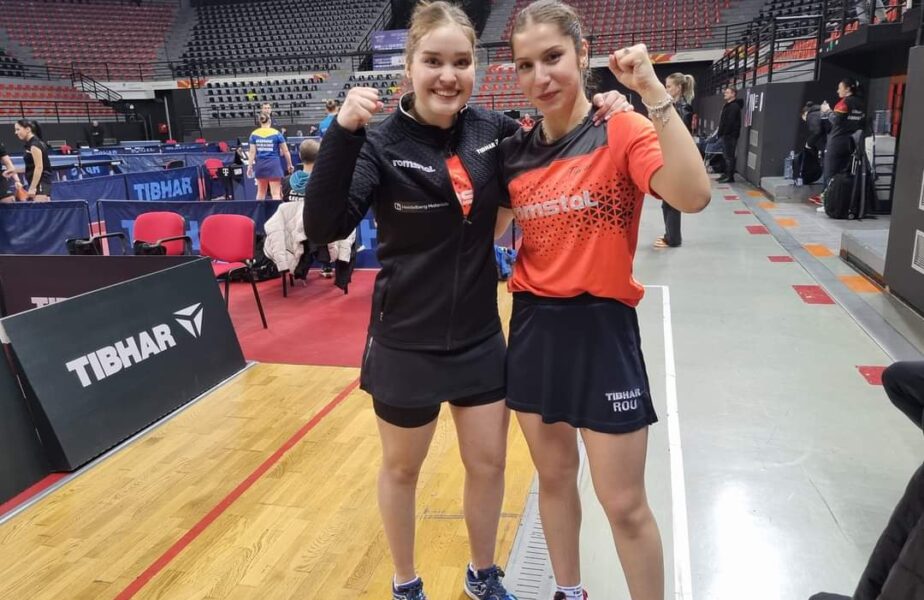 Bianca Mei-Roşu şi Elena Zaharia au câştigat medalia de aur la Campionatul European U21 de tenis de masă