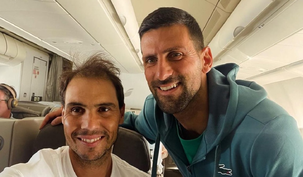 Rafael Nadal şi Novak Djokovic, în acelaşi avion spre Indian Wells