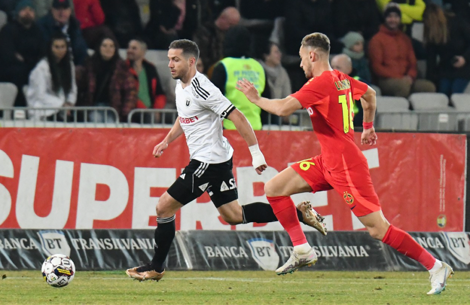 U Cluj – FCSB 0-0! Pas greşit pentru echipa lui Elias Charalambous în lupta la titlu