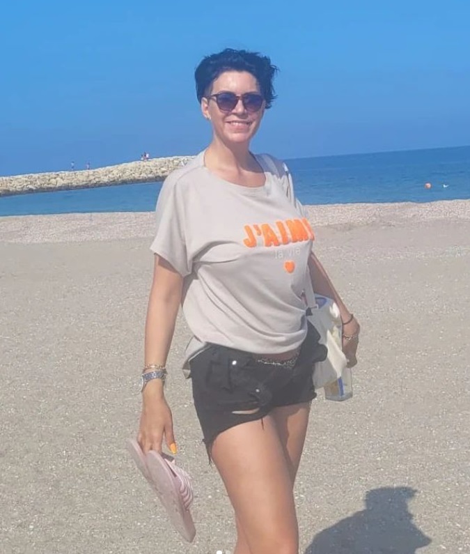 Alexandra, soţia lui Helmut Duckadam, la plajă - Instagram