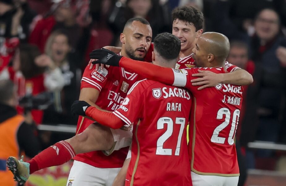 Benfica – Vizela 6-1 şi Braga – Farense 2-1 au fost LIVE VIDEO în AntenaPLAY. Spectacol total în Liga Portugal