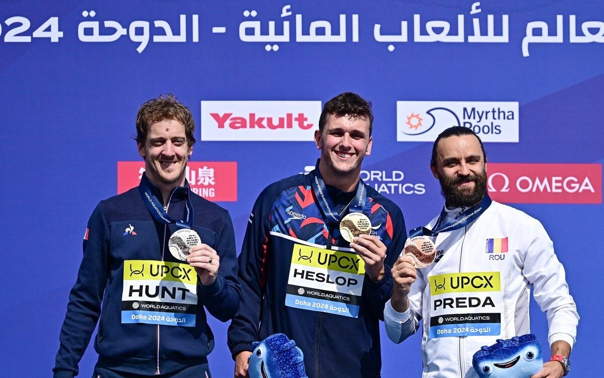 Cătălin Preda a câştigat medalia de bronz la Campionatul Mondial de la Doha, la sărituri de la mare înălţime