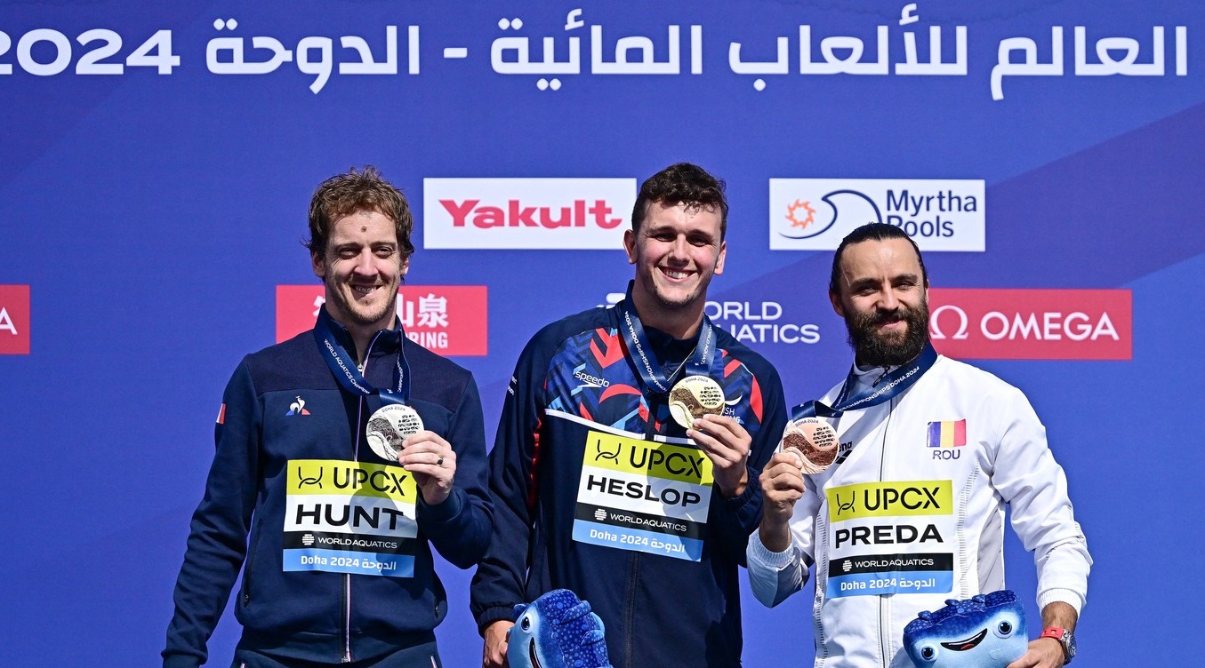 Cătălin Preda a câştigat medalia de bronz la Campionatul Mondial de la Doha, la sărituri de la mare înălţime
