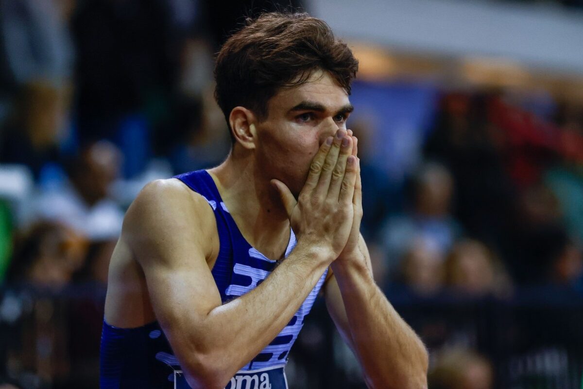 Cătălin Tecuceanu, românul care a bătut recordul Italiei vechi de 31 de ani, la 800 m, la World Athletics Indoor Tour Madrid 2024