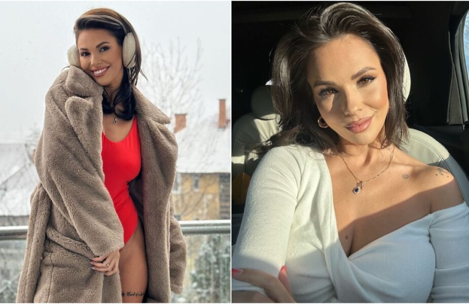 „Ivana Knoll de Romania”, apariţie răvăşitoare prin zăpadă. S-a afişat în costum de baie: „Atât de fierbinte!”