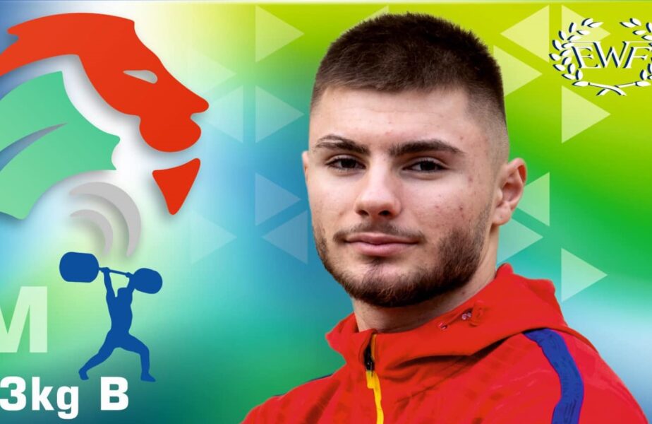 Tiberiu Ionuţ Donose, locul 10 la total, la categoria 73 kg, la Campionatele Europene de Haltere 2024