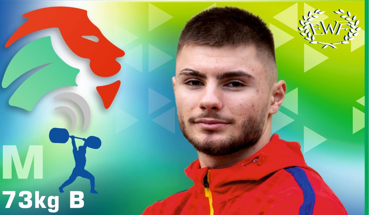 Tiberiu Ionuţ Donose, locul 10 la total, la categoria 73 kg, la Campionatele Europene de Haltere 2024