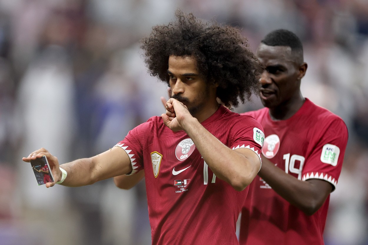 Iordania - Qatar 1-3, în AntenaPLAY! "Magicianul" Akram Afif, hat-trick în finală. Qatar a câştigat Cupa Asiei 2023
