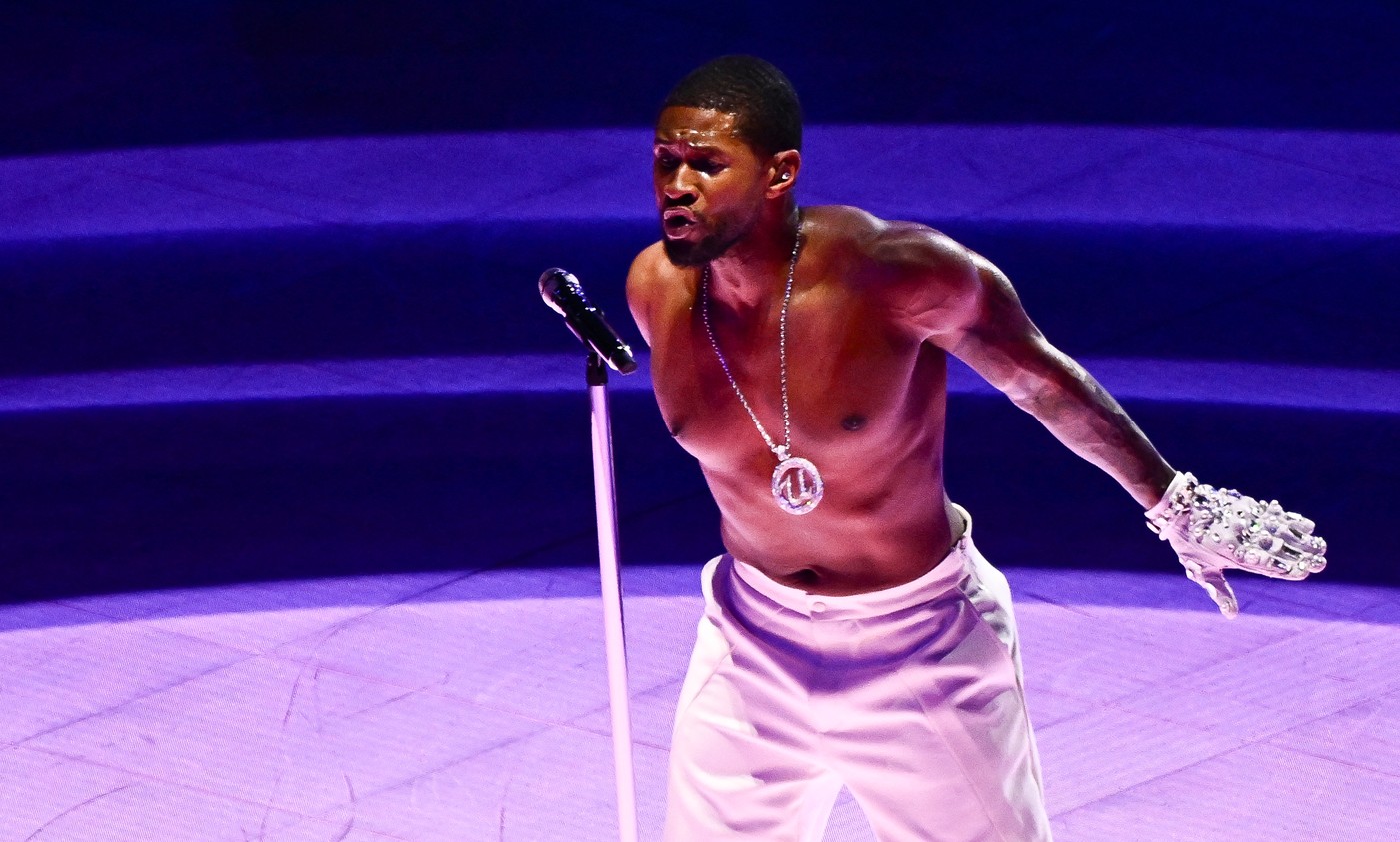 Usher a dat recital pe scenă