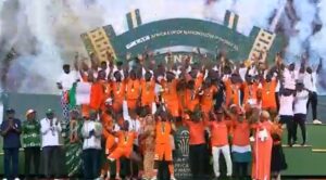 Coasta de Fildeş a primit trofeul Cupei Africii pe Naţiuni 2023! Imagini de senzaţie, LIVE în AntenaPLAY