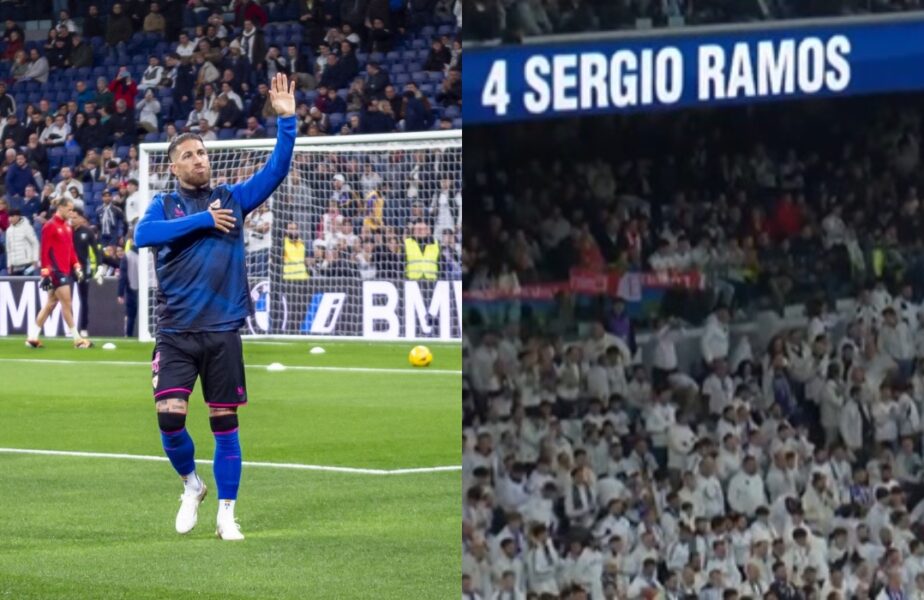 Sergio Ramos s-a întors pe Santiago Bernabeu! Standing Ovation, înainte de Real Madrid – Sevilla. Cum a fost surprins la vestiare