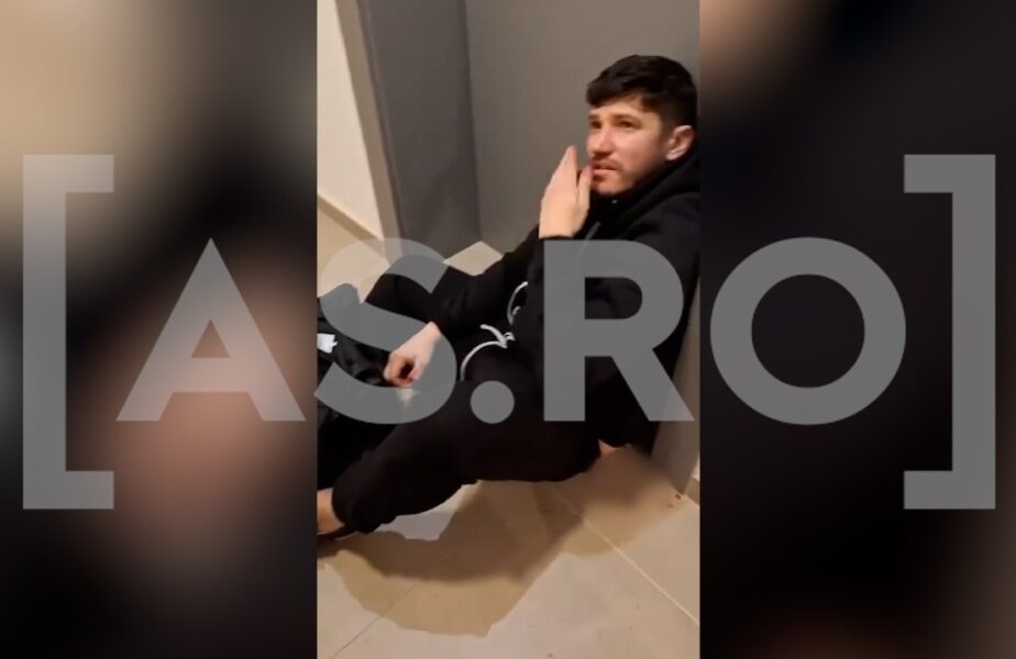 Imagini tulburătoare cu Cristi Tănase. Fostul jucător de la FCSB, găsit pe jos, în faţa unei uşi, cu pete de sânge lângă el