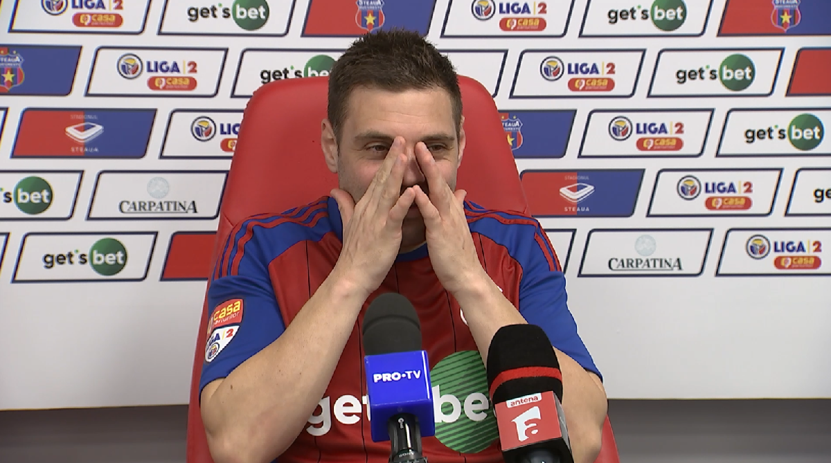 Adi Popa, cu lacrimi în ochi după revenirea la CSA Steaua. Mesaj emoționant după primul meci jucat: „Pentru mine Steaua e acasă”