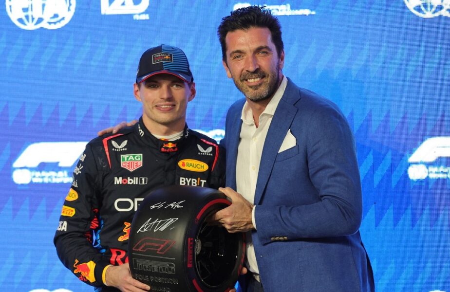 Gianluigi Buffon l-a premiat pe Max Verstappen, după ce a obținut pole position-ul la Marele Premiu al Arabiei Saudite