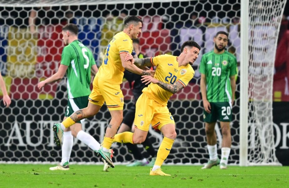România – Irlanda de Nord 1-1! „Tricolori” au început drumul spre EURO 2024 cu o remiză pe Arena Naţională